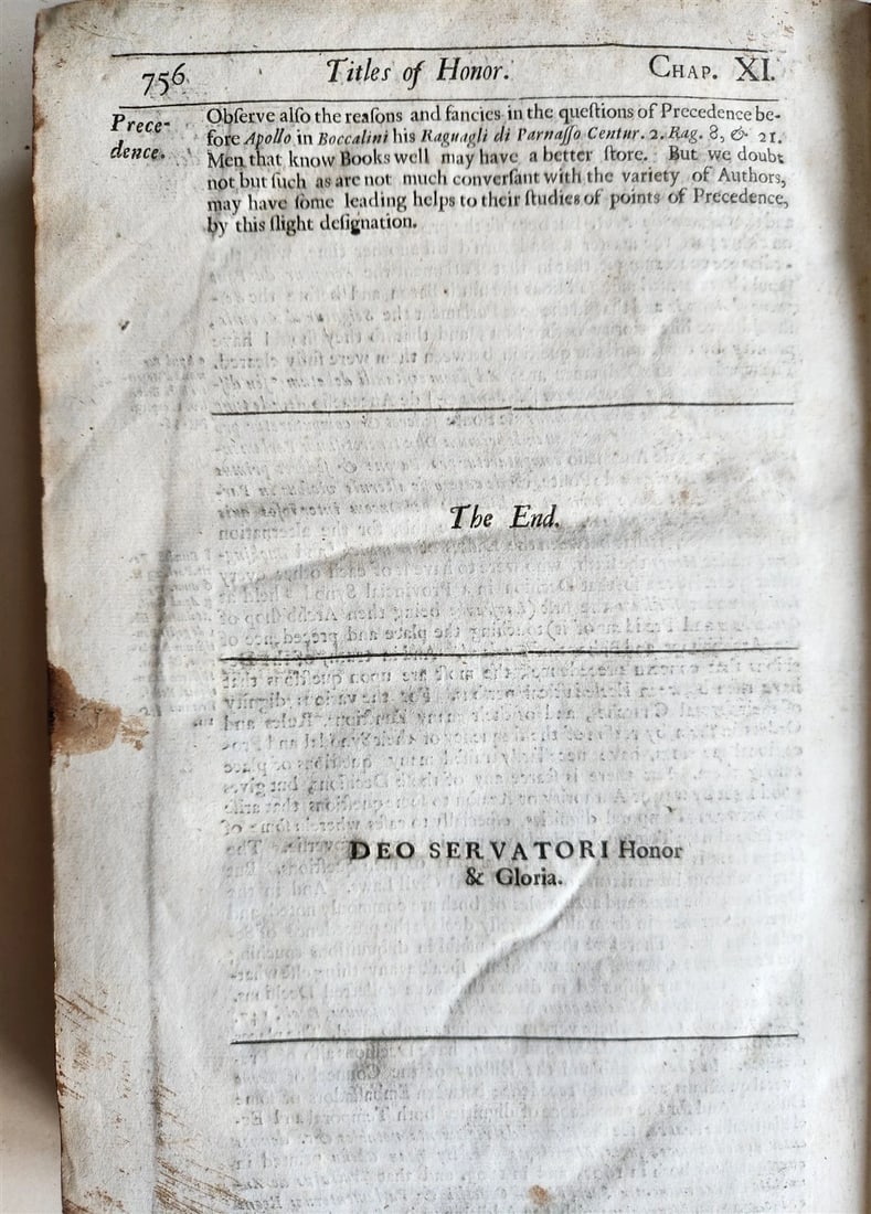 1672 TITLES of HONOR by JOHN SELDEN ILLUSTRATED antique FOLIO in ENGLISH - 18