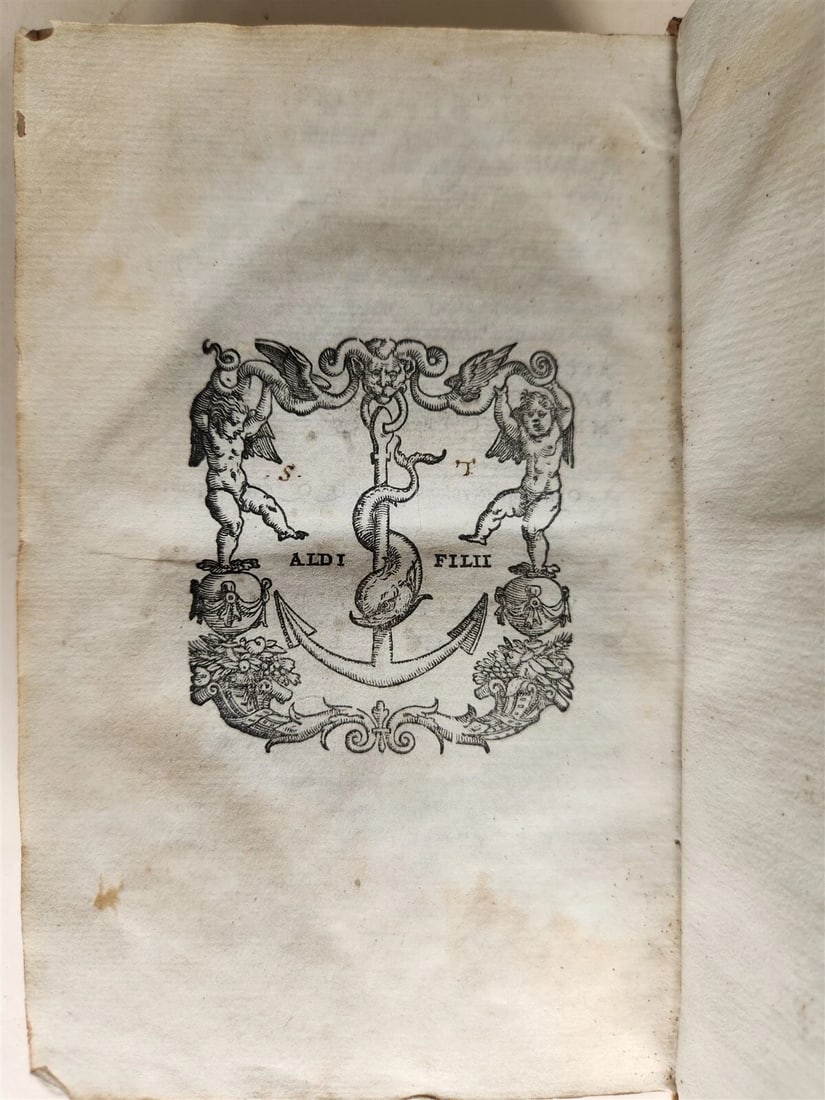 1550 ALDINE PRESS CICERO antique 16th CENTURY - 3
