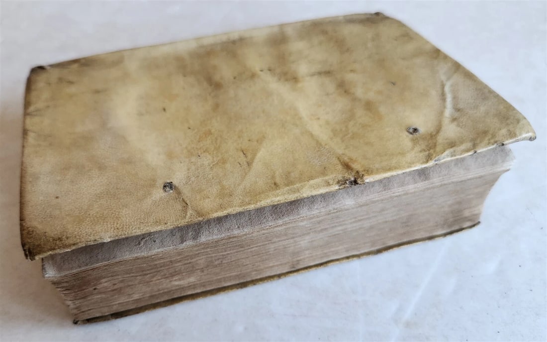1595 FRANCISCI VALLESII Biblical natural history antique 16th CENTURY vellum - 3