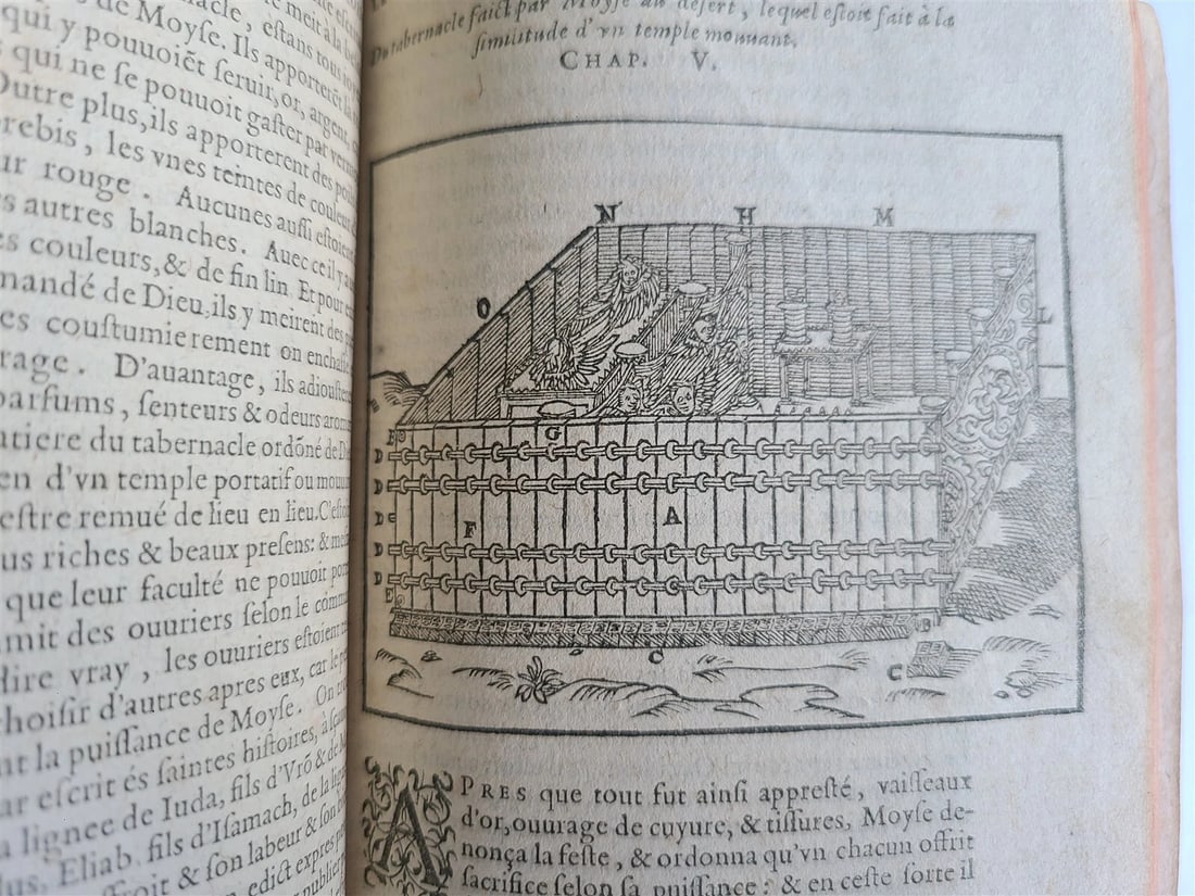 1599 HISTOIRE DE FL. IOSEPHE SACRIFICATEUR antique ILLUSTRATED Judaica 16th CENT - 6