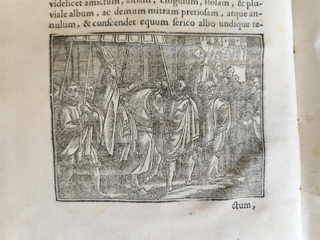 1713 CEREMONIALE EPISCOPORUM antique ILLUSTRATED VELLUM BINDING - 10