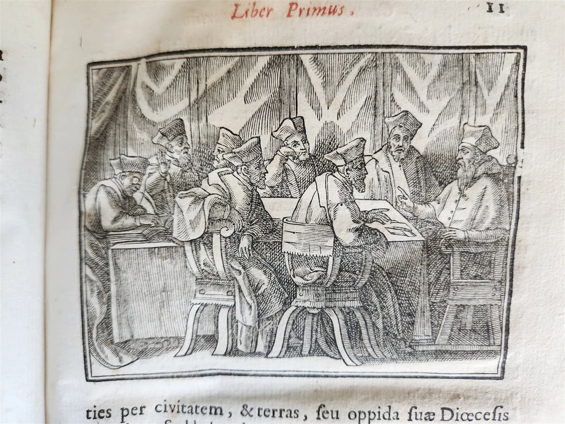 1713 CEREMONIALE EPISCOPORUM antique ILLUSTRATED VELLUM BINDING - 8
