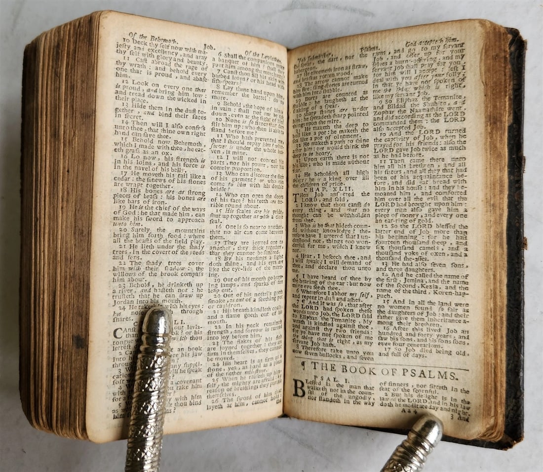 1653 BIBLE in ENGLISH antique OLD TESTAMENT printed by John Field LONDON - 6