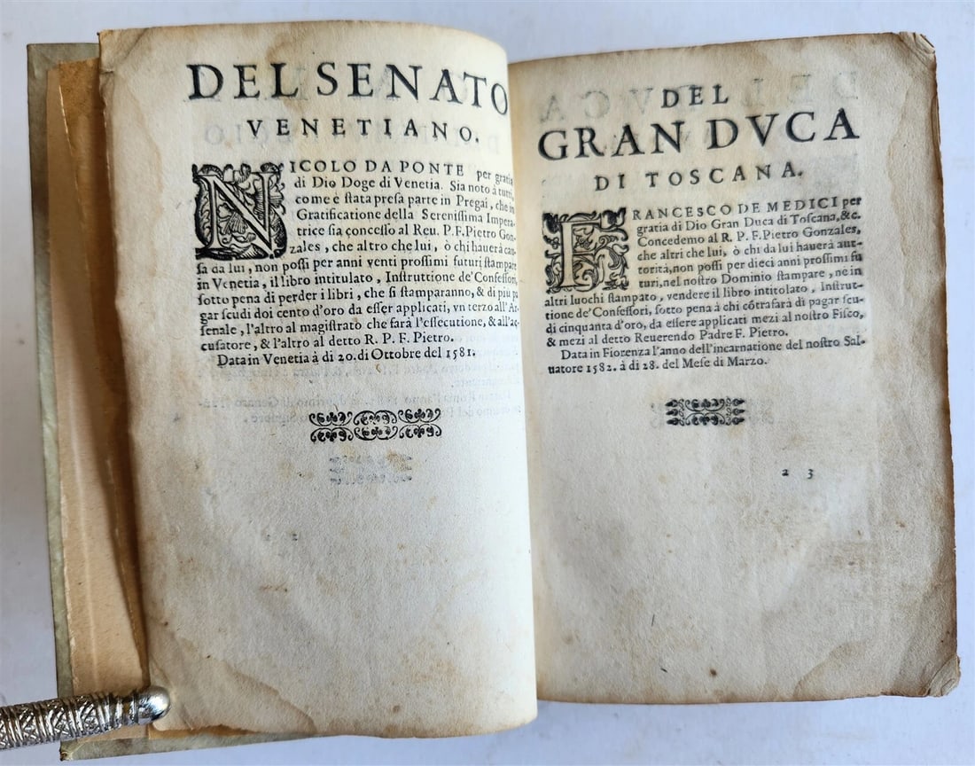 1588 INSTRUCTION for CONFESSORS by Bartolomeo de Medina antique vellum bound - 6