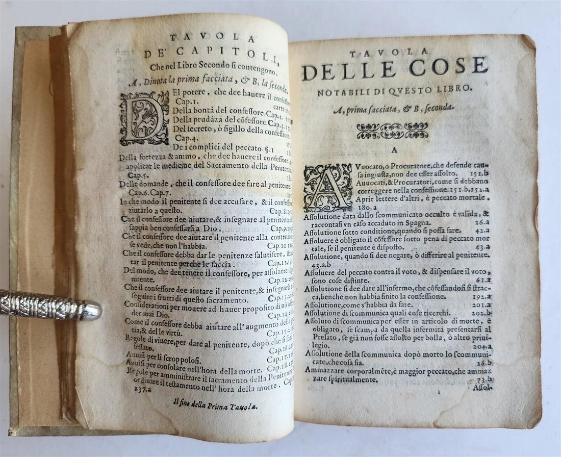 1588 INSTRUCTION for CONFESSORS by Bartolomeo de Medina antique vellum bound - 8