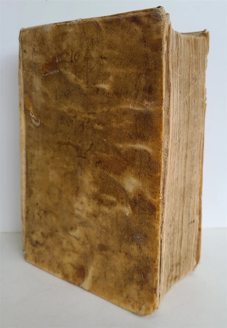 1648 BIBLE ILLUSTRATED in LATIN antique VELLUM BOUND BIBLIA SACRA - 3