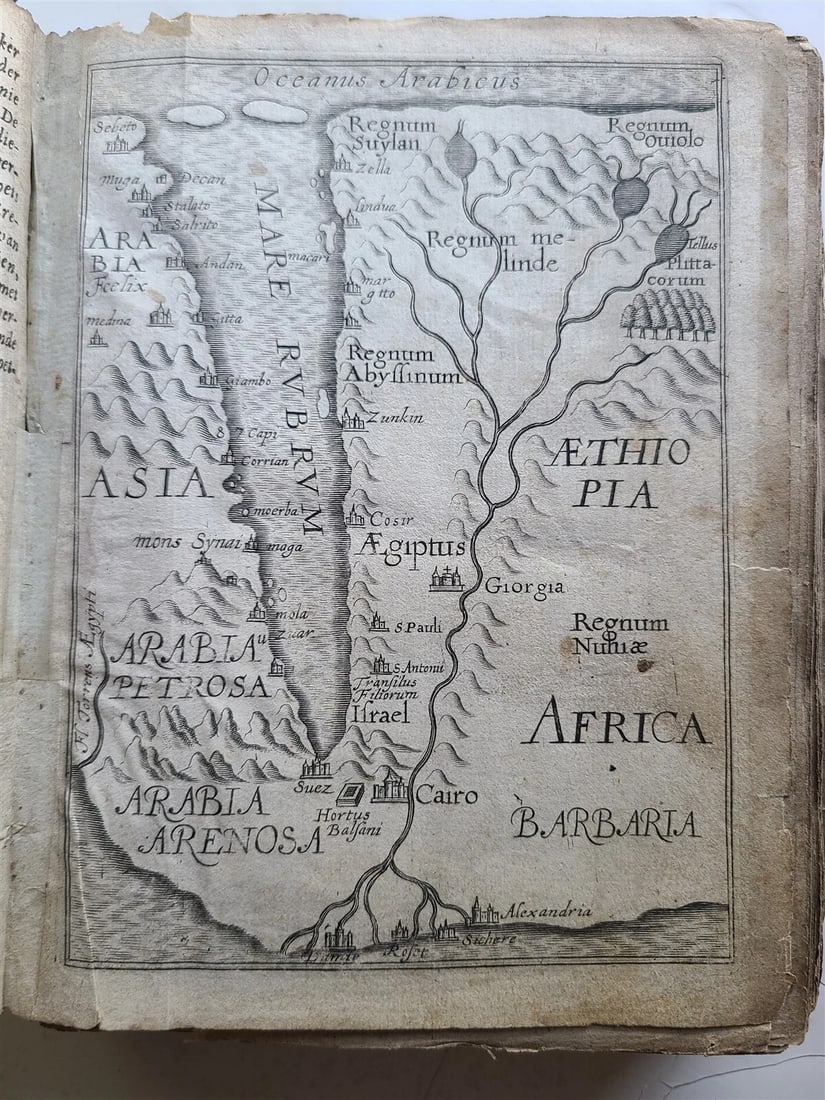 1673 HOLY LAND VOYAGE by Anthonius Gonsales ANTIQUE in Dutch ILLUSTRATED rare (1 of 20)