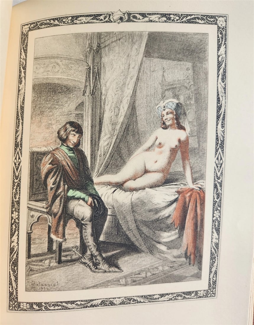 1935 FRENCH EROTIC ILLUSTRATED antique Vies des Dames Galantes 3 VOLUMES - 13