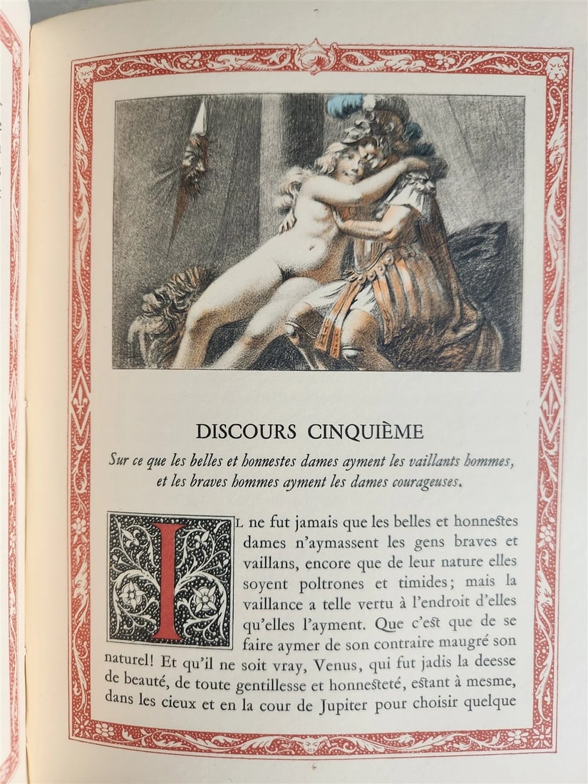 1935 FRENCH EROTIC ILLUSTRATED antique Vies des Dames Galantes 3 VOLUMES - 4