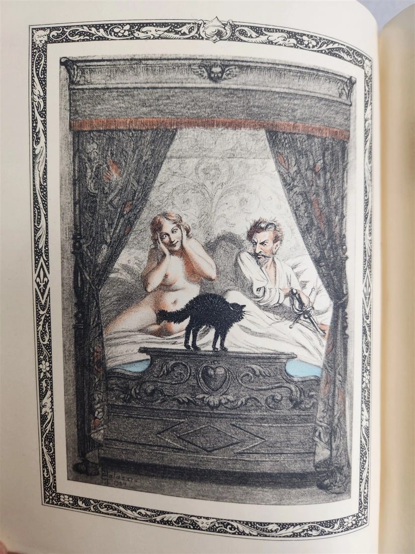 1935 FRENCH EROTIC ILLUSTRATED antique Vies des Dames Galantes 3 VOLUMES - 7