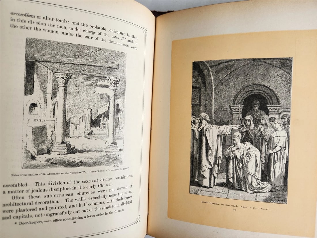 1885 FABIOLA or CHURCH of the CATACOMBS by Cardinal Wiseman illustrated ANTIQUE - 13