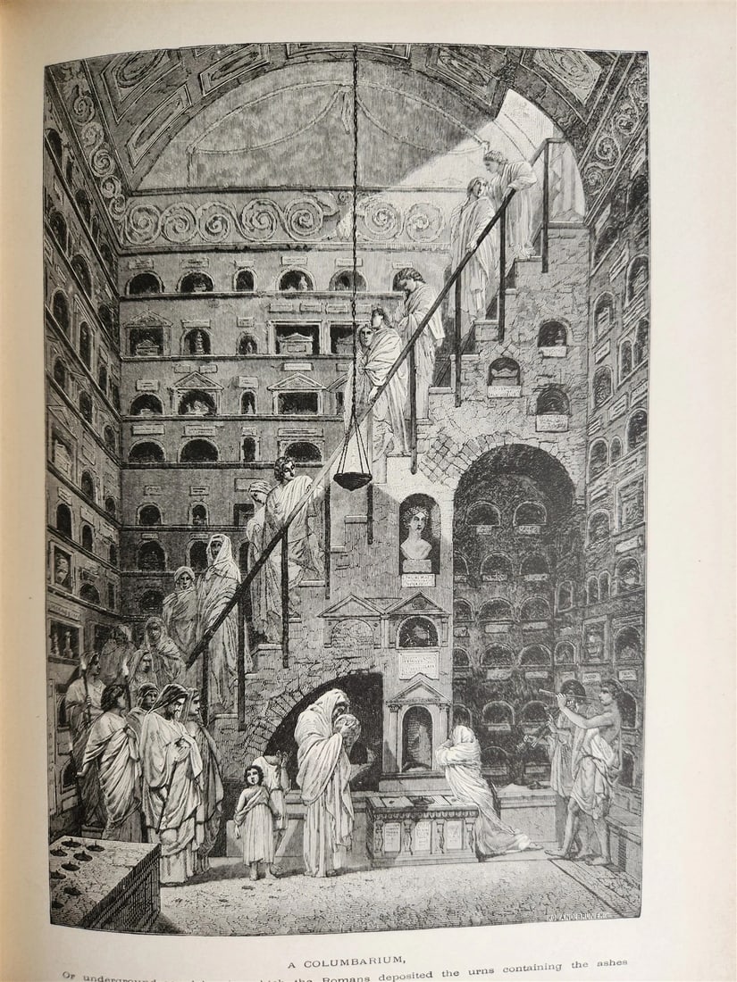 1885 FABIOLA or CHURCH of the CATACOMBS by Cardinal Wiseman illustrated ANTIQUE - 16