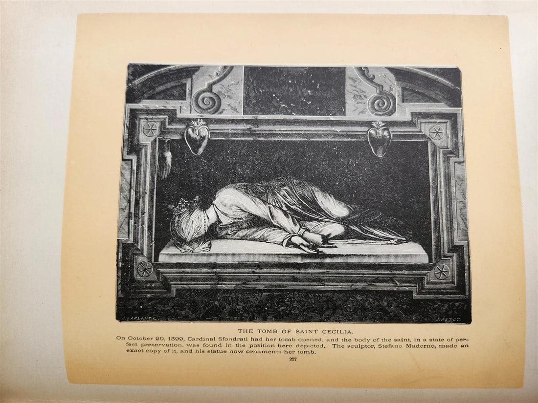 1885 FABIOLA or CHURCH of the CATACOMBS by Cardinal Wiseman illustrated ANTIQUE - 18