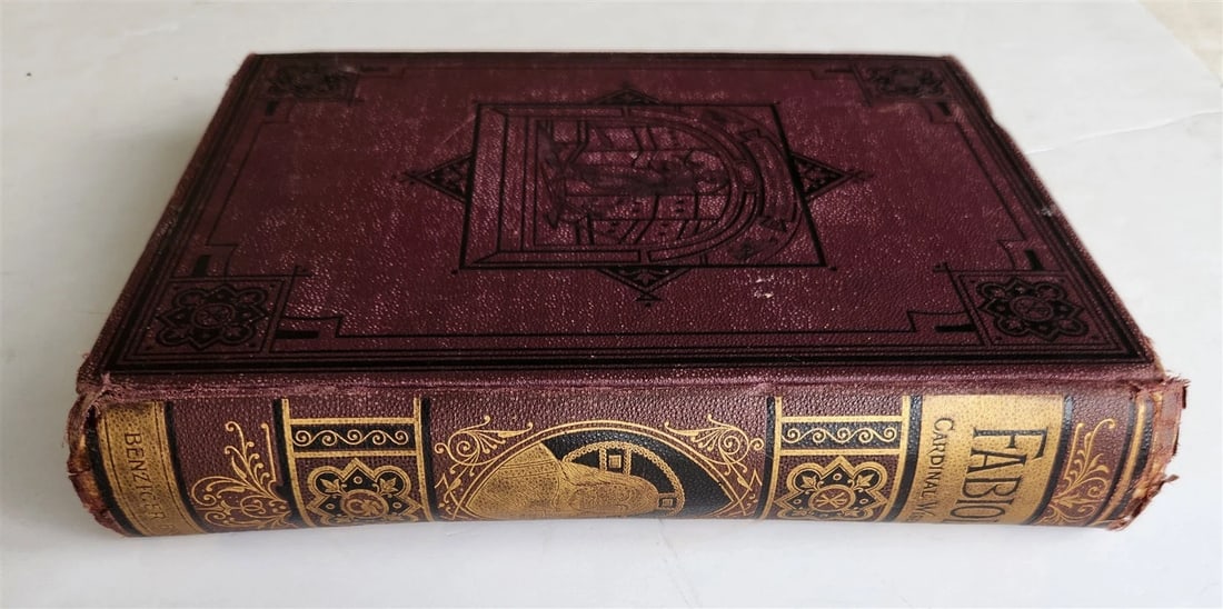 1885 FABIOLA or CHURCH of the CATACOMBS by Cardinal Wiseman illustrated ANTIQUE - 4