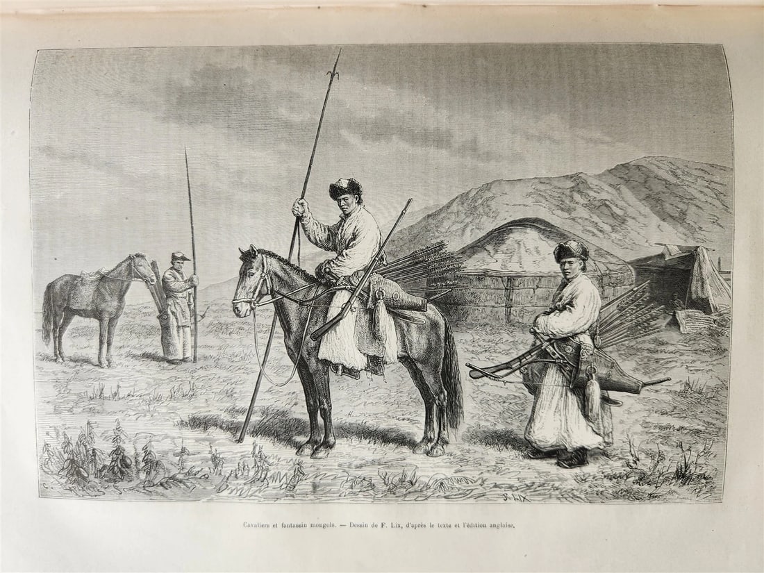 1877 HISTORY VOYAGES ILLUSTRATED antique COLOMBIA AFRICA MONGOLIA VIETNAM - 11