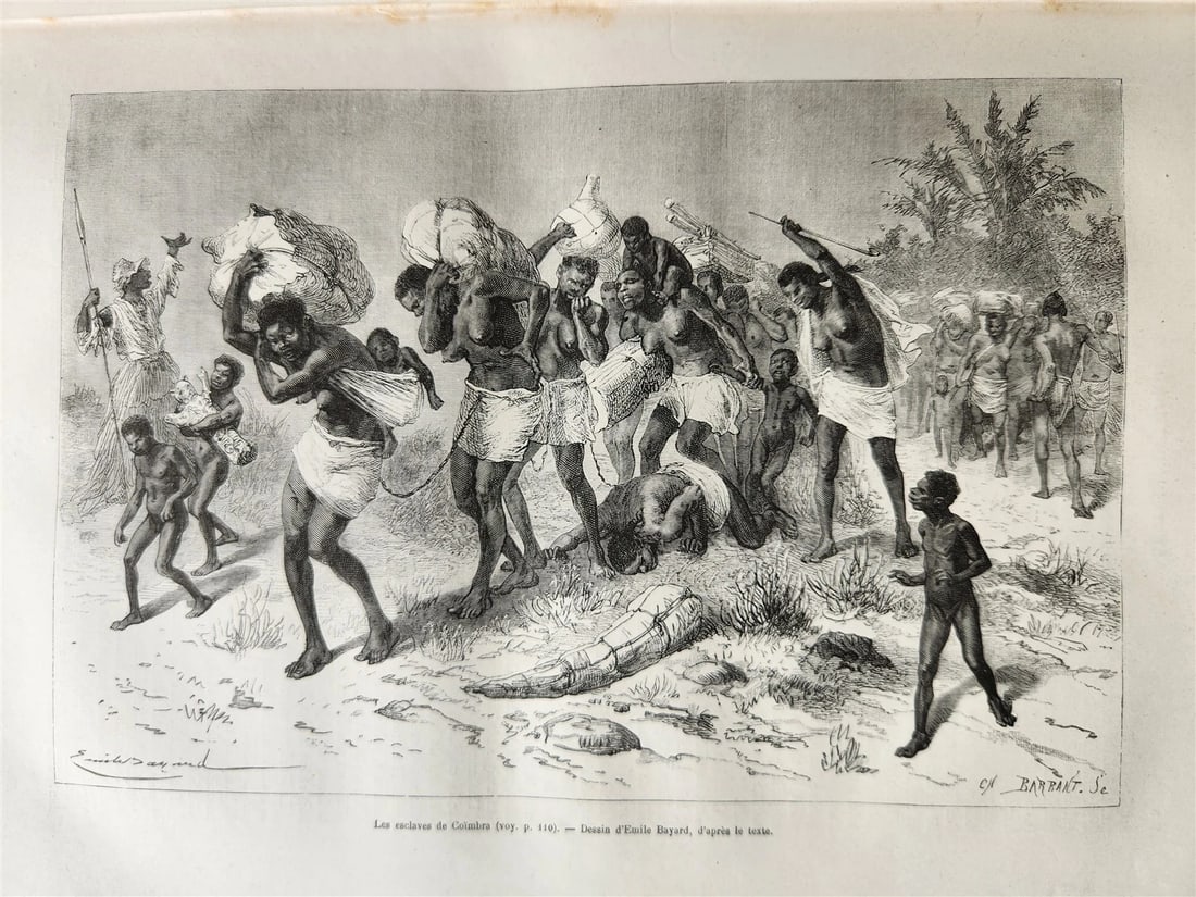 1877 HISTORY VOYAGES ILLUSTRATED antique COLOMBIA AFRICA MONGOLIA VIETNAM - 16