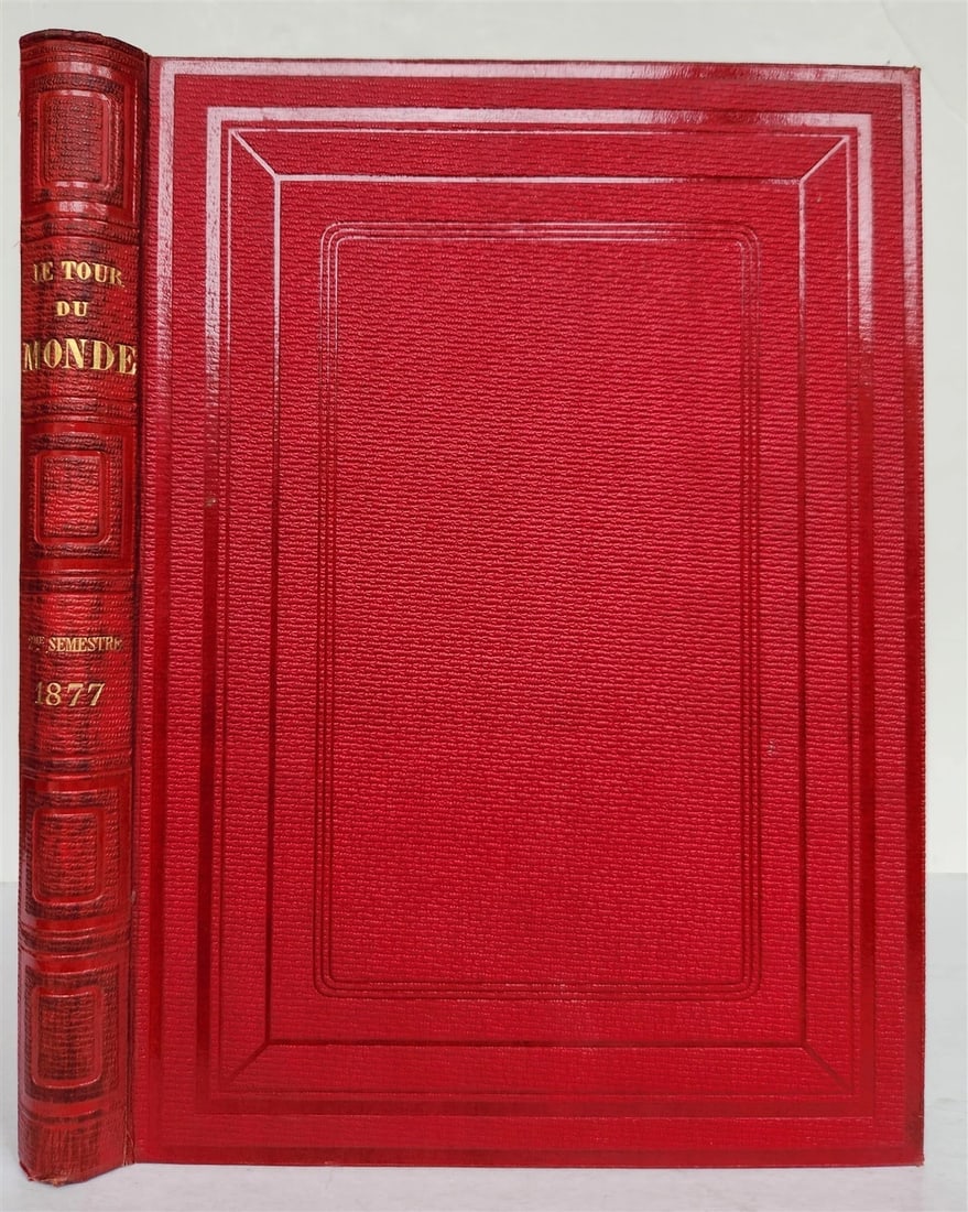 1877 HISTORY VOYAGES ILLUSTRATED antique COLOMBIA AFRICA MONGOLIA VIETNAM - 2