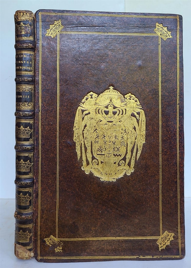 1703 WORLD'S HISTORY KING FRIEDRICH WILHELM I COAT OF ARMS antique ILLUSTRATED: Title: 1703 WORLD'S HISTORY KING FRIEDRICH WILHELM I COAT OF ARMS antique ILLUSTRATED Description: Le grand theatre historique ou nouvelle histoire universelle. Volume 3 (of 5). Leiden, Pierre Vander;