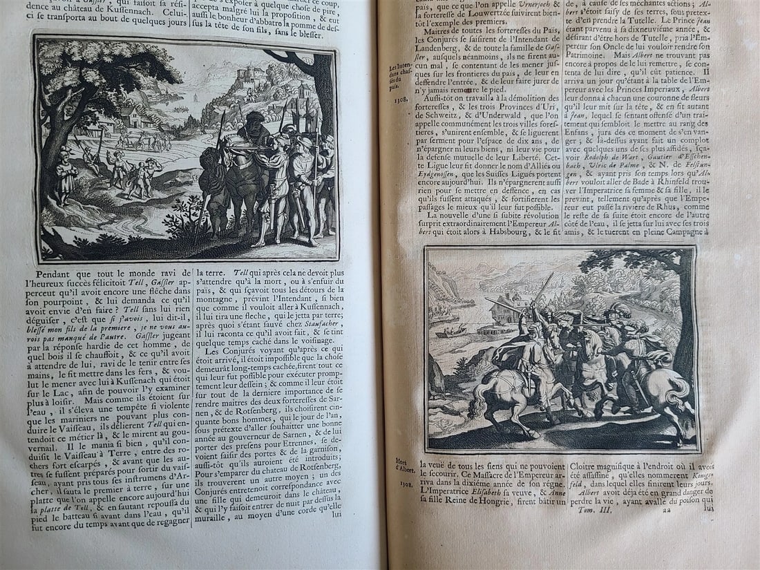 1703 WORLD'S HISTORY KING FRIEDRICH WILHELM I COAT OF ARMS antique ILLUSTRATED - 20