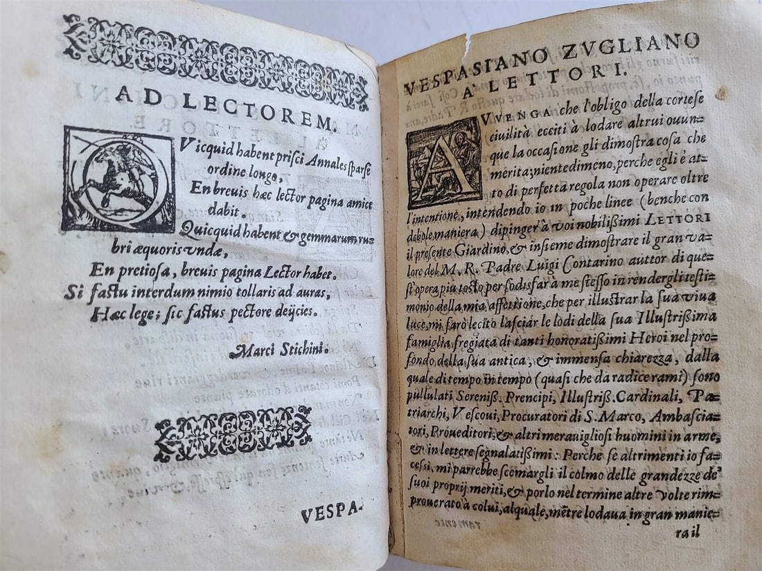 1586 IL VAGO & DILETTEVOLE GIARDINO by Luigi CONTARINI antique HISTORY vellum - 6