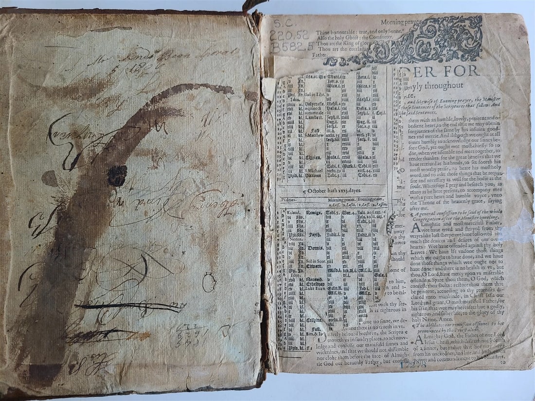 1629/1630 BIBLE in ENGLISH antique printed by Bonham Norton & John Bill - 4