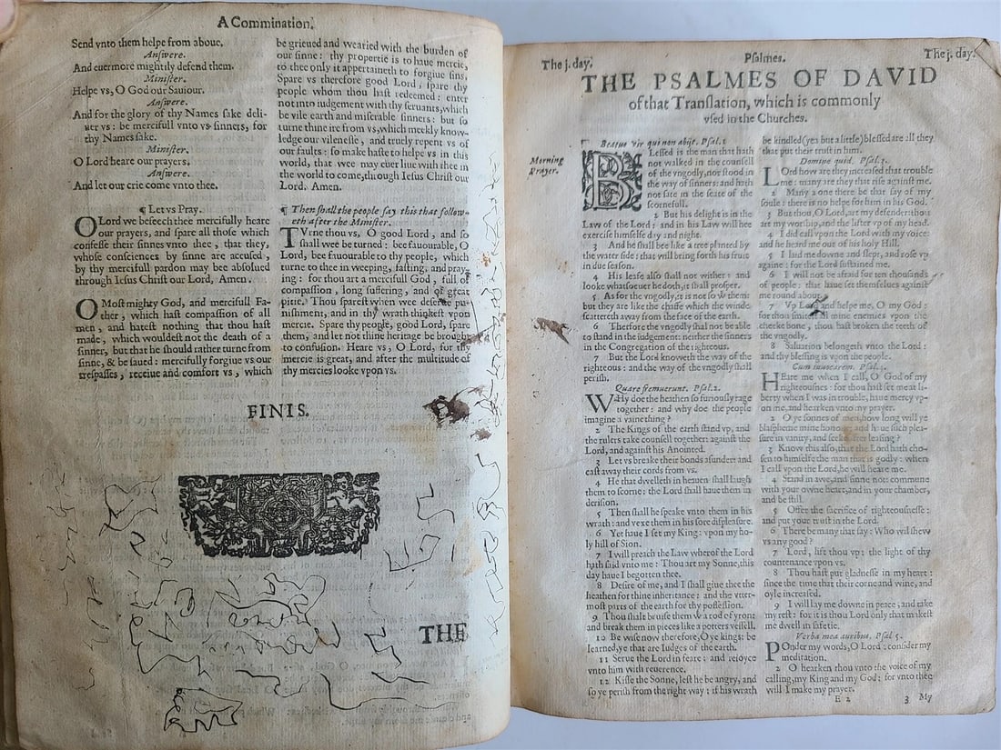 1629/1630 BIBLE in ENGLISH antique printed by Bonham Norton & John Bill - 6