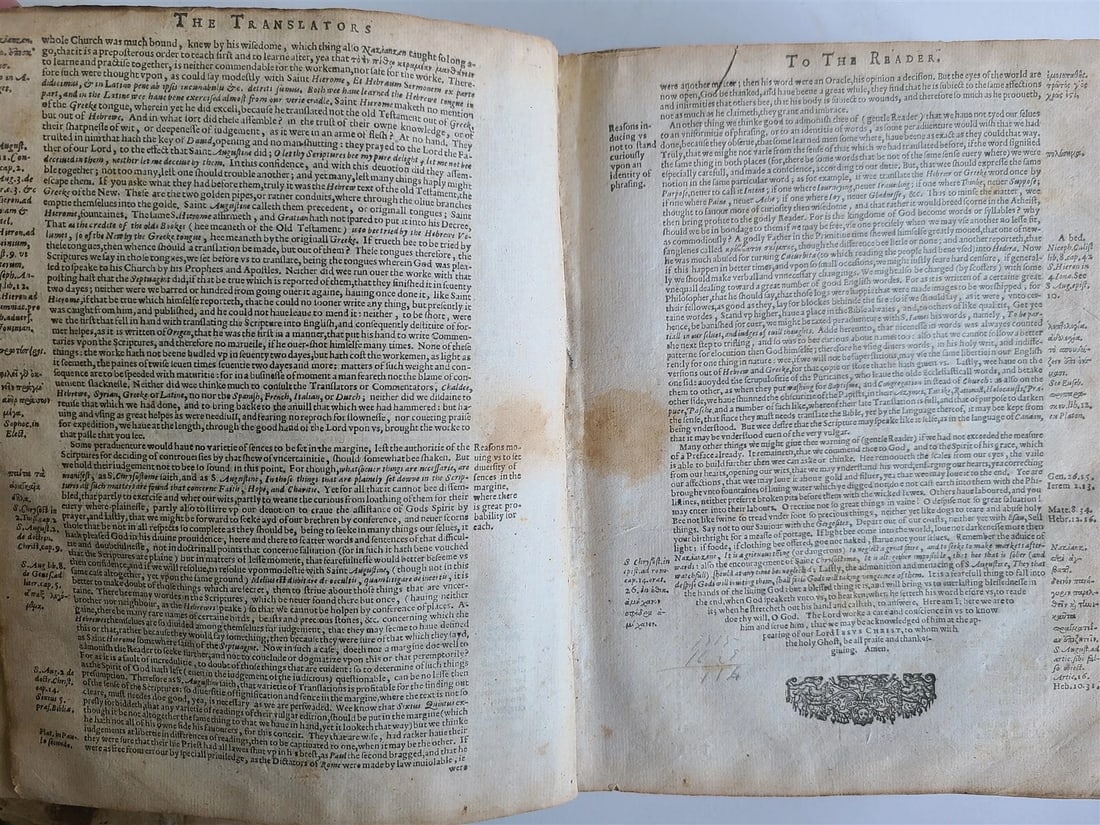 1629/1630 BIBLE in ENGLISH antique printed by Bonham Norton & John Bill - 8