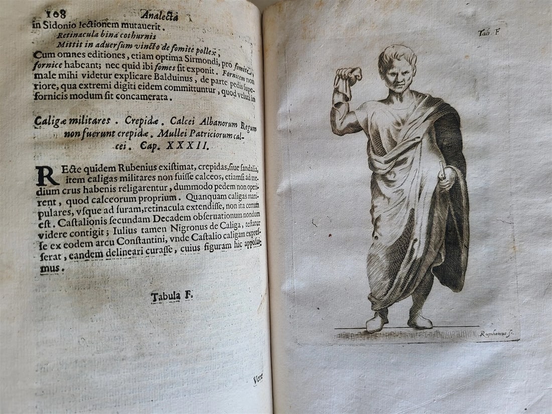 1685 ANCIENT CUSTUMES ILLUSTRATED antique VELLUM BOUND over 50 engravings - 12