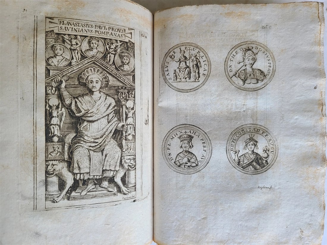 1685 ANCIENT CUSTUMES ILLUSTRATED antique VELLUM BOUND over 50 engravings - 14