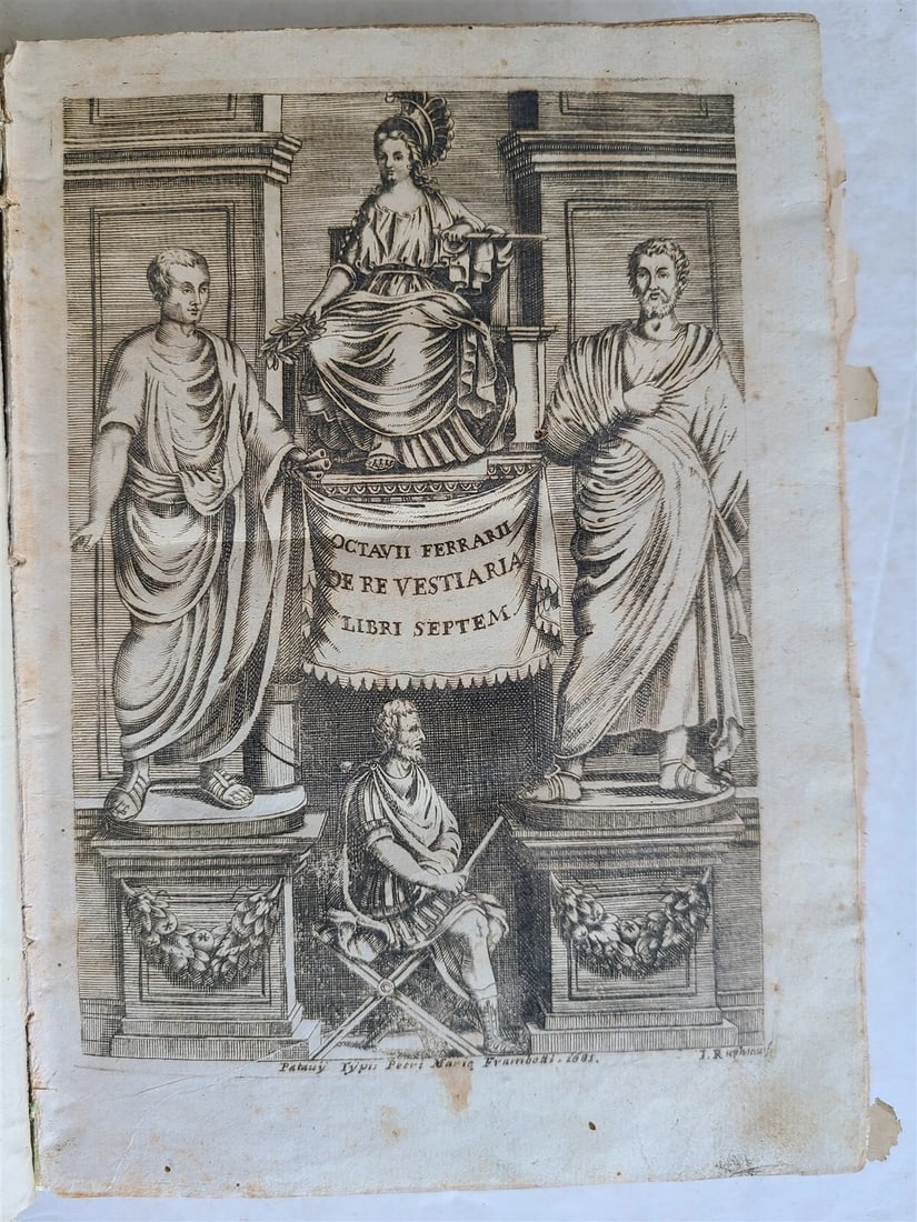 1685 ANCIENT CUSTUMES ILLUSTRATED antique VELLUM BOUND over 50 engravings - 4
