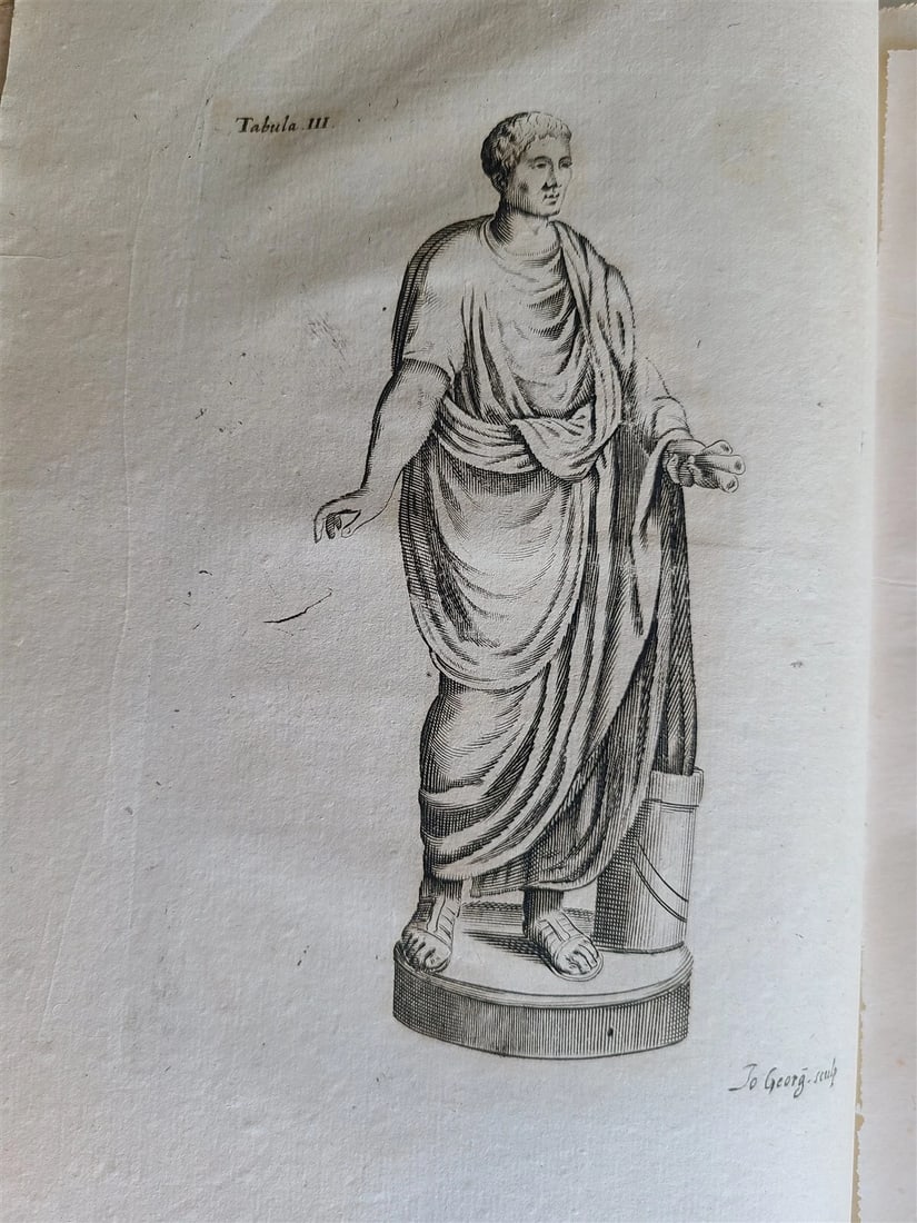 1685 ANCIENT CUSTUMES ILLUSTRATED antique VELLUM BOUND over 50 engravings - 8