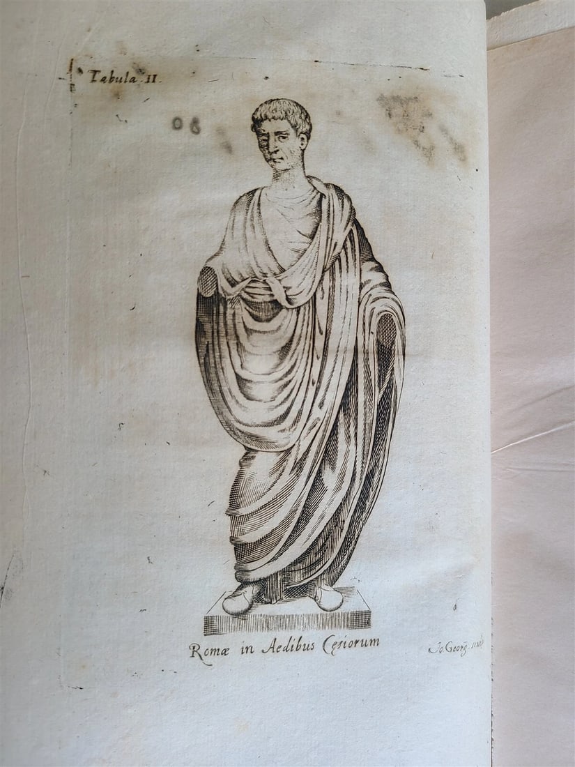 1685 ANCIENT CUSTUMES ILLUSTRATED antique VELLUM BOUND over 50 engravings - 9