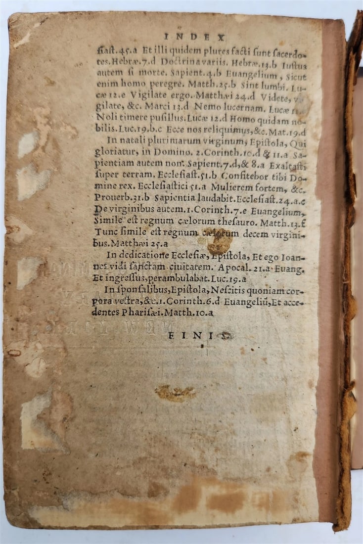 1548 BIBLE in LATIN FULLY ILLUSTRATED antique RARE pocket size NEW TESTAMENT - 5