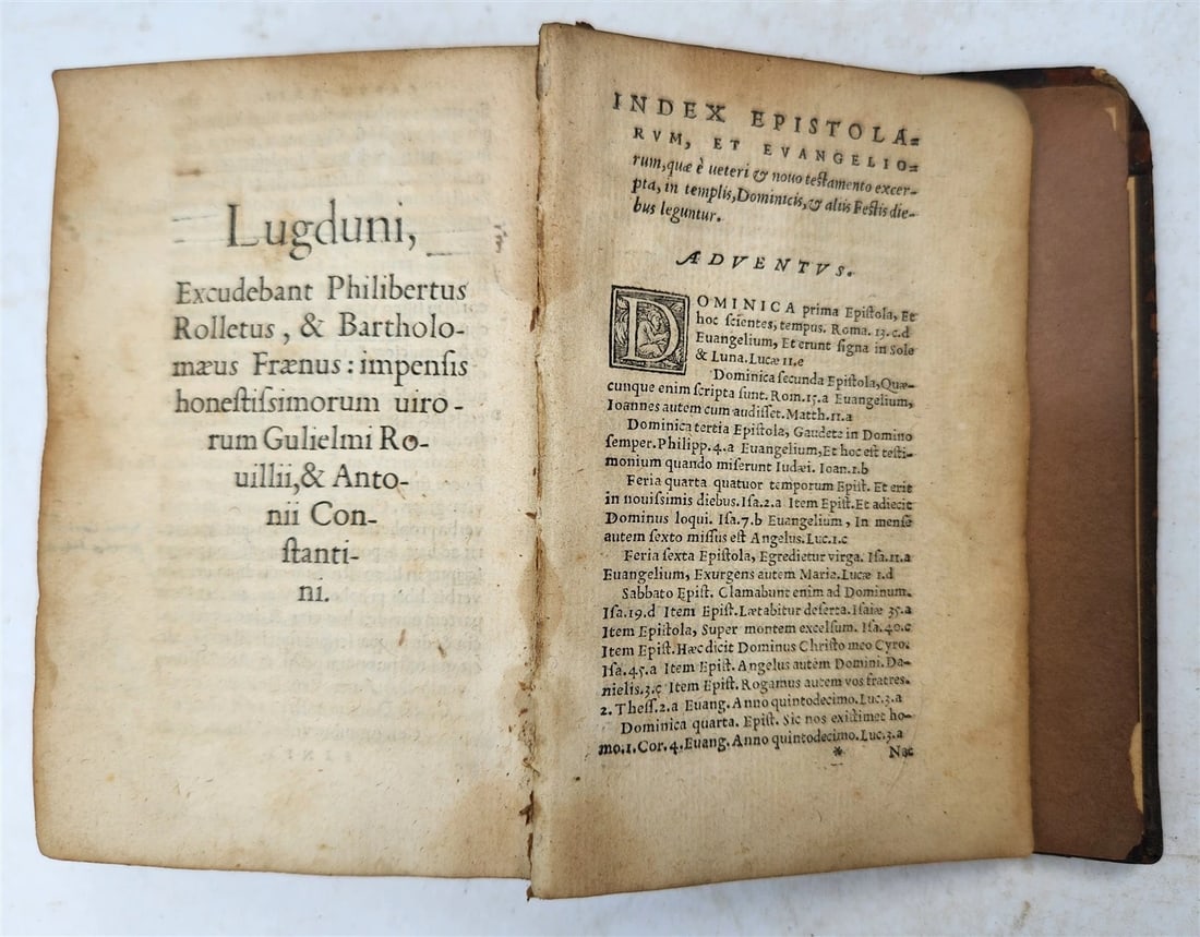 1548 BIBLE in LATIN FULLY ILLUSTRATED antique RARE pocket size NEW TESTAMENT - 6