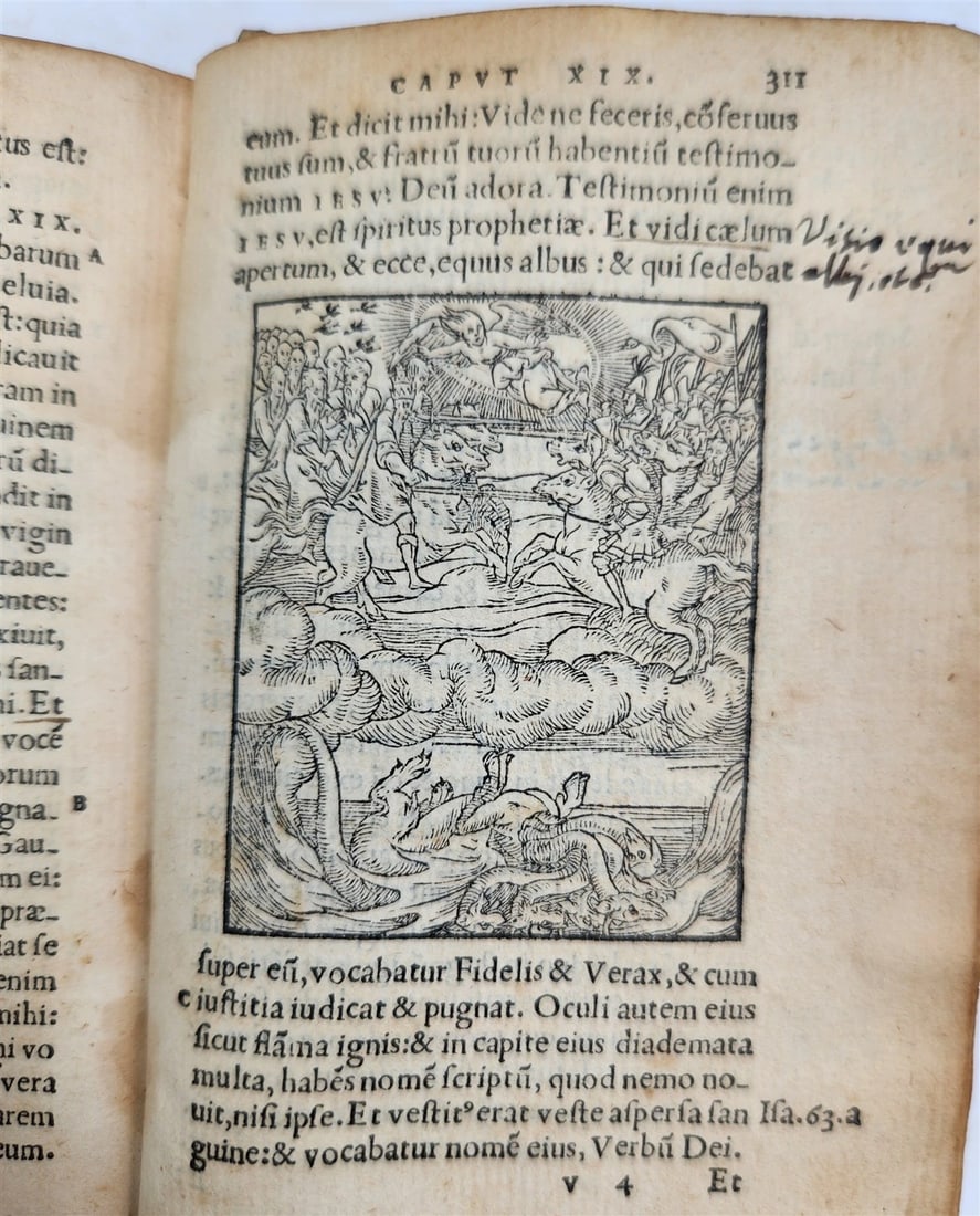 1548 BIBLE in LATIN FULLY ILLUSTRATED antique RARE pocket size NEW TESTAMENT - 7