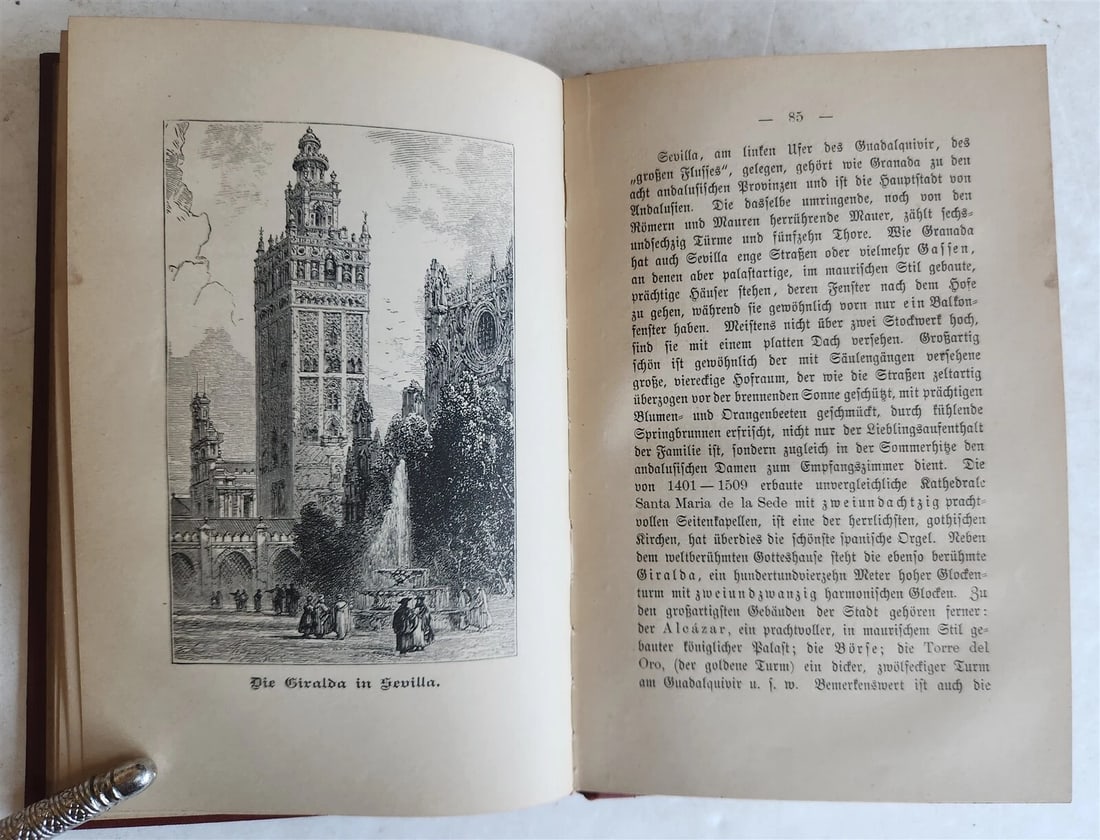 1884 GRANADA by A. STEEN antique - 5