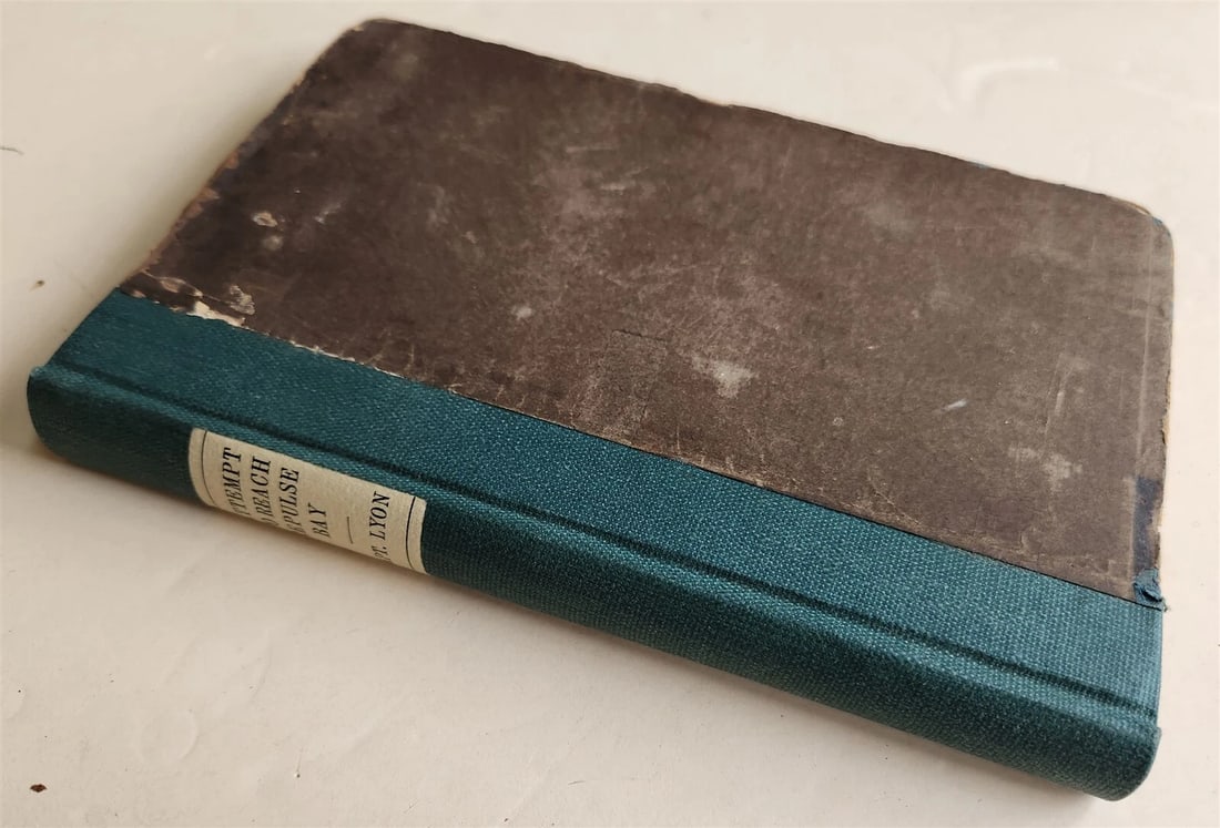 1825 TRAVELS antique NARRATIVE OF AN UNSUCCESSFUL ATTEMPT TO REACH REPULSE BAY - 2