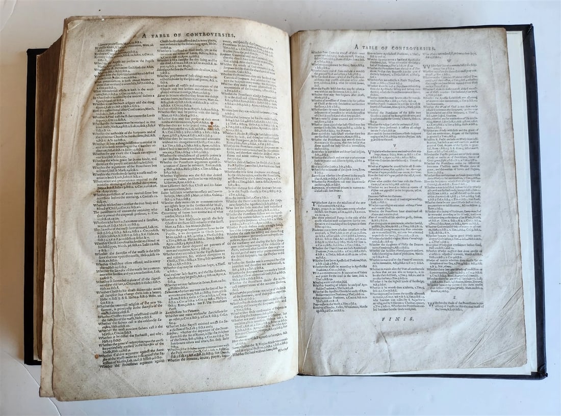 1601 BIBLE in ENGLISH antique FOLIO NEW TESTAMENT printed by Robert Barker - 13