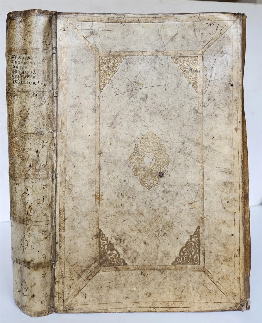 1640 THEATRUM ORBIS TERRARUM SIVE ATLAS NOVUS by J. BLAEU antique VELLUM BINDING: Title: 1640 THEATRUM ORBIS TERRARUM SIVE ATLAS NOVUS by J. BLAEU antique VELLUM BINDING Description: THEATRUM ORBIS TERRARUM SIVE ATLAS NOVUS by JOHANNES BLAEU Amsterdam; 1640 ALL MAPS ARE MISSING, SO