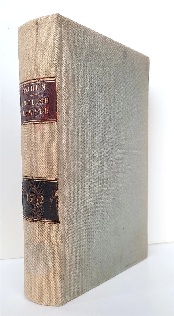 1732 ENGLISH LAWYER Shewing Nature & Forms of Original Writs by W. BOHUM antique - 2