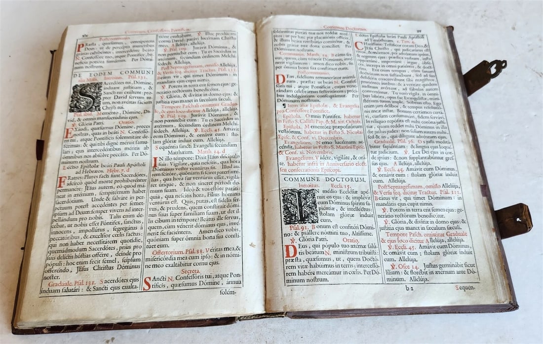 1743 MISSALE ROMANUM antique NICELY DECORATED FOLIO illustrated - 15