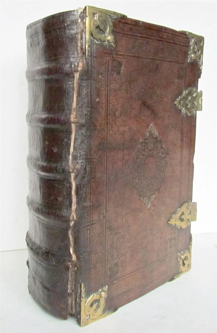 1730 BIBLE in DUTCH ILLUSTRATED w/ MAPS antique MASSIVE FOLIO BIBLIA - 12