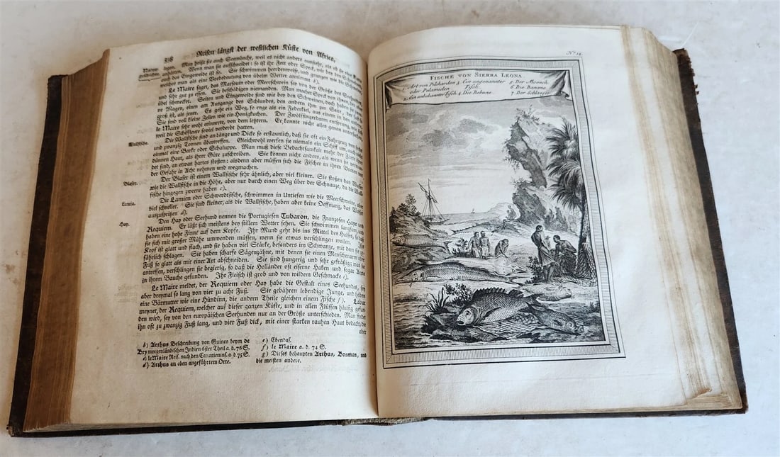 1748 HISTORY of TRAVELS Guinea Benin & Sierra Leone antique ILLUSTRATED - 17