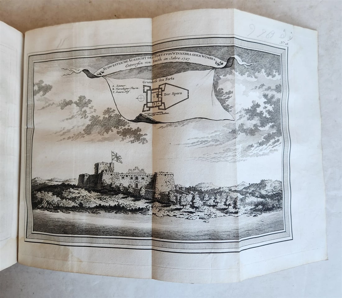 1748 HISTORY of TRAVELS Guinea Benin & Sierra Leone antique ILLUSTRATED - 20