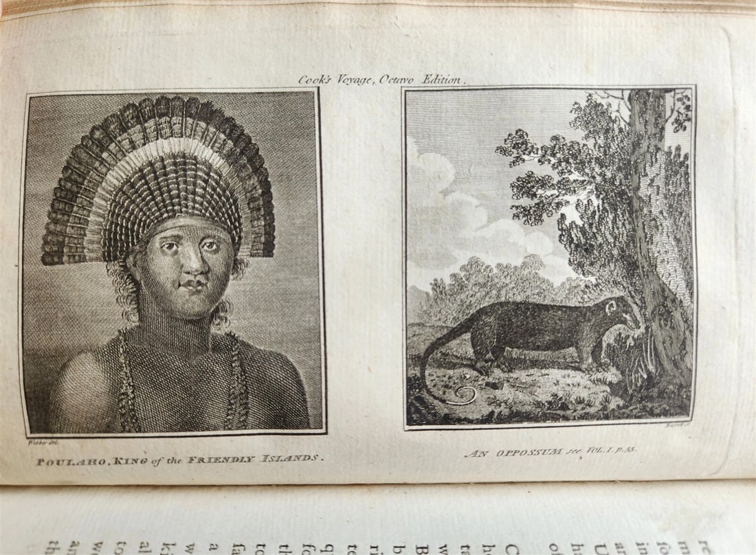 1784 TRAVELS of CAPTAIN JAMES COOK 4 VOLUMES ILLUSTRATED SET antique in ENGLISH - 11