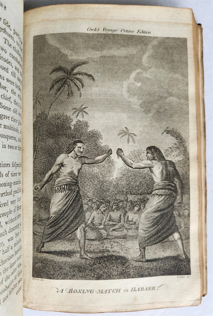 1784 TRAVELS of CAPTAIN JAMES COOK 4 VOLUMES ILLUSTRATED SET antique in ENGLISH - 13