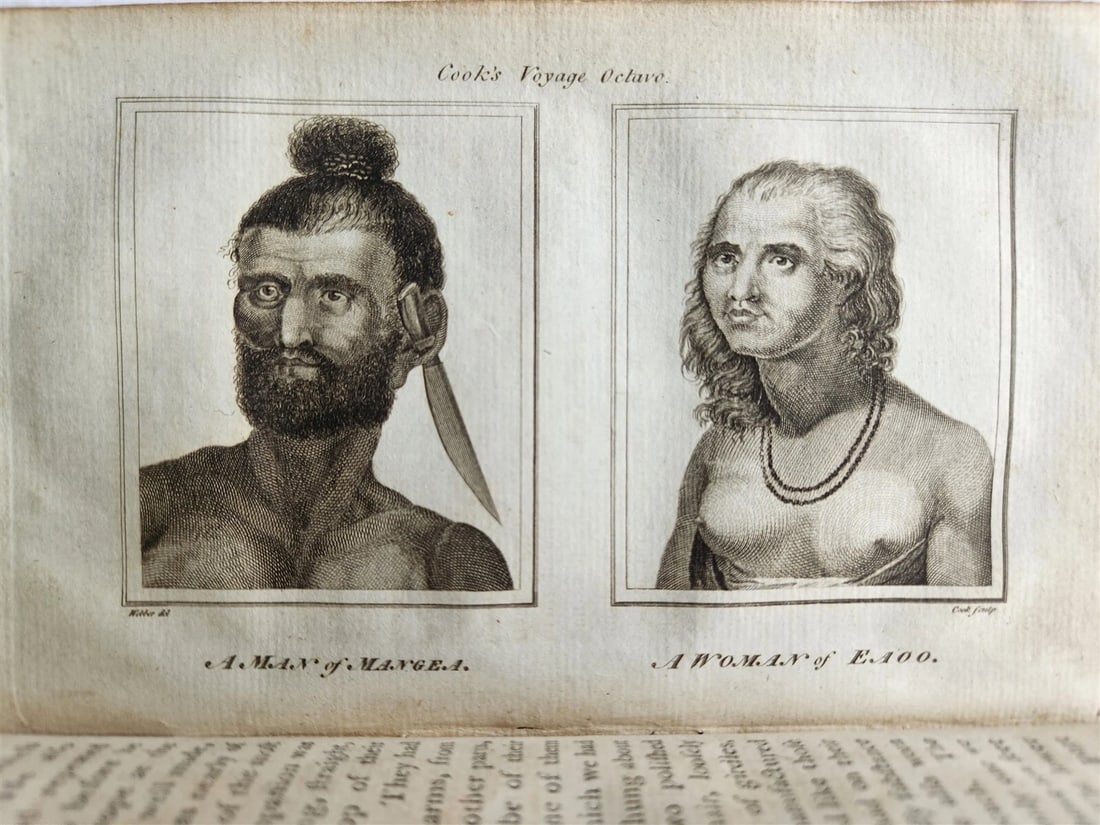 1784 TRAVELS of CAPTAIN JAMES COOK 4 VOLUMES ILLUSTRATED SET antique in ENGLISH - 15