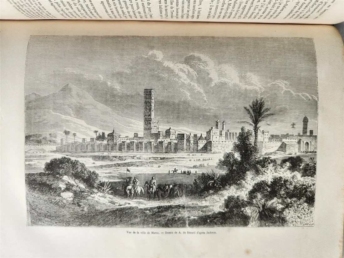 1860 HISTORY VOYAGES ILLUSTRATED antique AFRICA JAPAN USA NORTH POLE CAUCASUS - 11