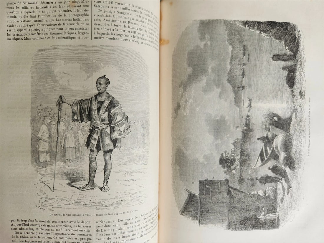 1860 HISTORY VOYAGES ILLUSTRATED antique AFRICA JAPAN USA NORTH POLE CAUCASUS - 16