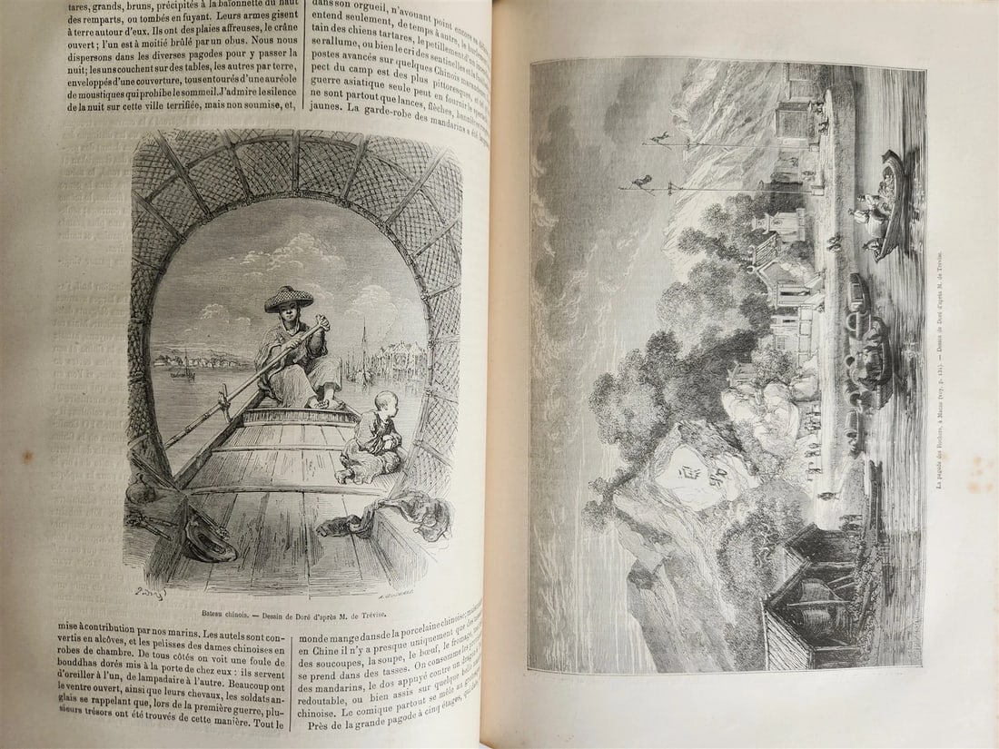 1860 HISTORY VOYAGES ILLUSTRATED antique AFRICA JAPAN USA NORTH POLE CAUCASUS - 20